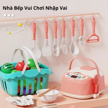Bộ Đồ Chơi Nấu Ăn ELEPAN - Bếp Nhạc Đèn Cao Cấp, Giá 148.000 VND