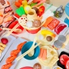 Bộ Đồ Chơi Nấu Ăn HotPot 90 Món Nồi Lẩu Mô Phỏng Phụ Kiện An Toàn Cho Bé 6