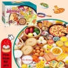 Bộ Đồ Chơi Nấu Ăn HotPot 90 Món Nồi Lẩu Mô Phỏng Phụ Kiện An Toàn Cho Bé 10