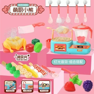 Bộ đồ chơi nấu ăn HT Toys có máy xay sinh tố cho bé - Giá ưu đãi 194.040₫