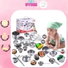 Bộ đồ chơi nấu ăn inox 25-40 món cho bé yêu - Giá ưu đãi 218.990₫
