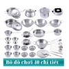Bộ đồ chơi nấu ăn inox 25-40 món cho bé yêu - Giá ưu đãi 218.990₫ 10