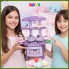 Bộ đồ chơi nấu ăn Kuromi tím nhà bếp, quầy tráng miệng, đàn Kuromi, quà Trung Thu cho bé 62.000₫