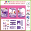 Bộ đồ chơi nấu ăn Kuromi tím nhà bếp, quầy tráng miệng, đàn Kuromi, quà Trung Thu cho bé 62.000₫ 5
