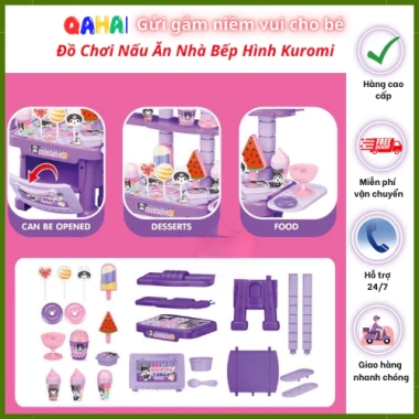 Bộ đồ chơi nấu ăn Kuromi tím nhà bếp, quầy tráng miệng, đàn Kuromi, quà Trung Thu cho bé 62.000₫ 5 Bộ đồ chơi nấu ăn Kuromi tím nhà bếp, quầy tráng miệng, đàn Kuromi, quà Trung Thu cho bé 62.000₫ 5