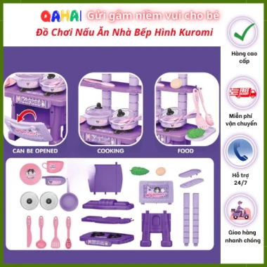 Bộ đồ chơi nấu ăn Kuromi tím nhà bếp, quầy tráng miệng, đàn Kuromi, quà Trung Thu cho bé 62.000₫ 6 Bộ đồ chơi nấu ăn Kuromi tím nhà bếp, quầy tráng miệng, đàn Kuromi, quà Trung Thu cho bé 62.000₫ 6