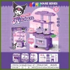 Bộ đồ chơi nấu ăn Kuromi tím nhà bếp, quầy tráng miệng, đàn Kuromi, quà Trung Thu cho bé 62.000₫ 8