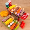 Bộ Đồ Chơi Nấu Ăn Mô Phỏng Hải Sản Trái Cây Rau Quả Thịt Nướng - 58 233 VND 3
