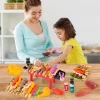 Bộ Đồ Chơi Nấu Ăn Mô Phỏng Hải Sản Trái Cây Rau Quả Thịt Nướng - 58 233 VND 9