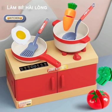Bộ Đồ Chơi Nấu Ăn Nhà Bếp 33/56/70 Cho Bé Gái và Bé Trai - Giá Ưu Đãi 115k 5