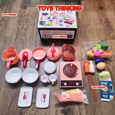 Bộ Đồ Chơi Nấu Ăn Nhà Bếp 36 Chi Tiết ToysThinKing - An Toàn, Đẹp, Giá 128k cho bé