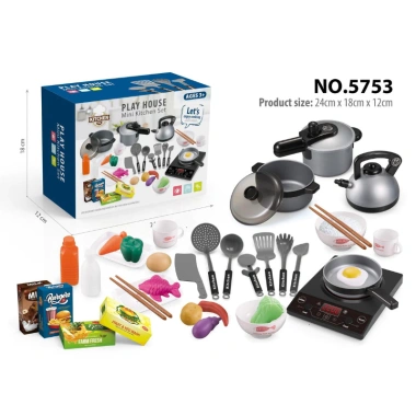 Bộ Đồ Chơi Nấu Ăn Nhà Bếp 36 Chi Tiết ToysThinKing - An Toàn, Đẹp, Giá 128k cho bé