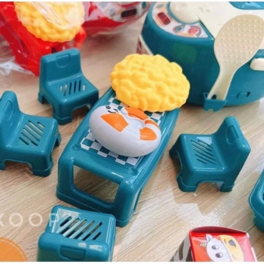 Bộ Đồ Chơi Nấu Ăn Nhà Bếp Bé Gái Kèm Nồi Cơm Điện - Phương Mai Kids Giá Ưu Đãi 55,500₫
