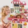 Bộ đồ chơi nấu ăn nhà bếp cỡ lớn 70cm có khói, xịt nước - Nhập vai cho bé 4