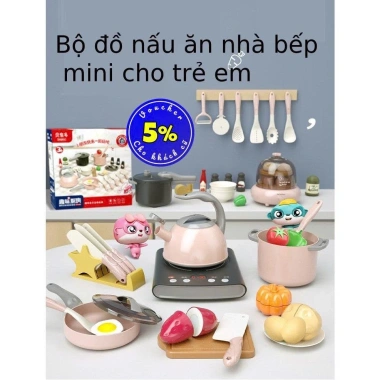 Bộ đồ chơi nấu ăn nhà bếp mô phỏng thực tế - Rau củ cắt 2.025, giá 55.000