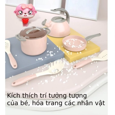 Bộ đồ chơi nấu ăn nhà bếp mô phỏng thực tế - Rau củ cắt 2.025, giá 55.000 8