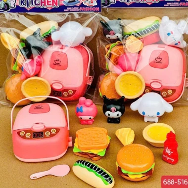 Bộ đồ chơi nấu ăn nhà bếp Phương Linh cho bé gái bé trai – dùng pin, quà sinh nhật, đồ chơi thông minh, giảm giá 52.000₫