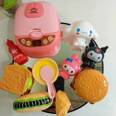 Bộ đồ chơi nấu ăn nhà bếp Phương Linh cho bé gái bé trai – dùng pin, quà sinh nhật, đồ chơi thông minh, giảm giá 52.000₫