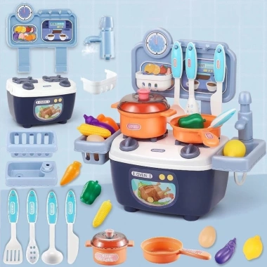 Bộ Đồ Chơi Nấu Ăn Nhà Bếp Trẻ Em Bồn Rửa Chén Có Xả Nước Giá Chỉ 80.000₫