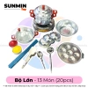Bộ Đồ Chơi Nấu Ăn Nhôm Cao Cấp cho Bé Gái Bộ Lớn Nhiều Món Nhiều Dụng Cụ Giá Ưu Đãi 79.000 VND