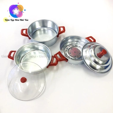Bộ Đồ Chơi Nấu Ăn Nhôm Cao Cấp cho Bé Gái Bộ Lớn Nhiều Món Nhiều Dụng Cụ Giá Ưu Đãi 79.000 VND 5