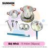 Bộ Đồ Chơi Nấu Ăn Nhôm Cao Cấp cho Bé Gái Bộ Lớn Nhiều Món Nhiều Dụng Cụ Giá Ưu Đãi 79.000 VND 6