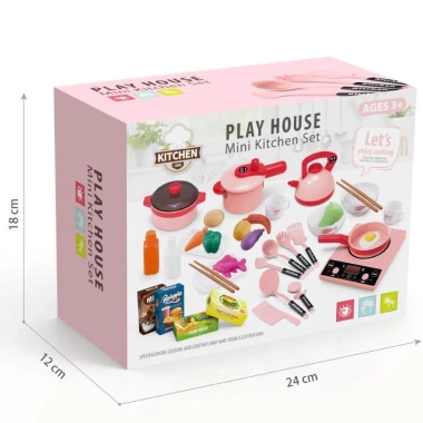 Bộ Đồ Chơi Nấu Ăn Playhouse 36 Chi Tiết - Bếp Đèn LED, Giá Chỉ 139.000₫ 7