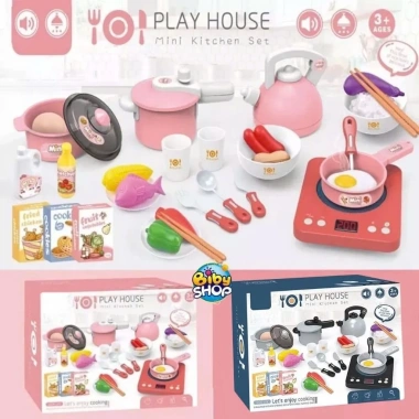Bộ Đồ Chơi Nấu Ăn Playhouse 36 Chi Tiết - Bếp Đèn LED, Giá Chỉ 139.000₫ 8