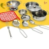 Bộ đồ chơi nhà bếp 10 món Sharprepublic – Dụng cụ nấu ăn thép không gỉ, giáo dục trẻ, giảm giá, giá 178.200 VND 9