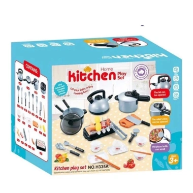 Bộ Đồ Chơi Nhà Bếp 36 Chi Tiết cho Bé - Bếp, Nồi Chảo, Dao Thớt, Thực Phẩm, Giá ưu đãi 189.000 VND 3