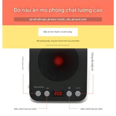 Bộ Đồ Chơi Nhà Bếp 36 Chi Tiết cho Bé - Bếp, Nồi Chảo, Dao Thớt, Thực Phẩm, Giá ưu đãi 189.000 VND 5