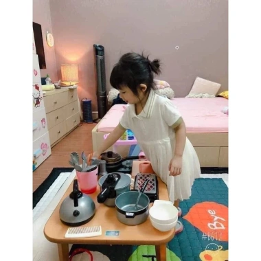 Bộ Đồ Chơi Nhà Bếp 36 Chi Tiết cho Bé - Bếp, Nồi Chảo, Dao Thớt, Thực Phẩm, Giá ưu đãi 189.000 VND 7