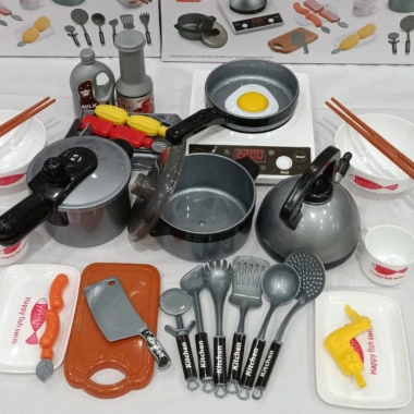 Bộ Đồ Chơi Nhà Bếp 36 Chi Tiết - Nấu Ăn & Kỹ Năng Sống cho Bé Trai & Gái - Quin Store 2 Bộ Đồ Chơi Nhà Bếp 36 Chi Tiết - Nấu Ăn & Kỹ Năng Sống cho Bé Trai & Gái - Quin Store 2