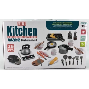 Bộ Đồ Chơi Nhà Bếp 36 Chi Tiết - Nấu Ăn & Kỹ Năng Sống cho Bé Trai & Gái - Quin Store 3 Bộ Đồ Chơi Nhà Bếp 36 Chi Tiết - Nấu Ăn & Kỹ Năng Sống cho Bé Trai & Gái - Quin Store 3