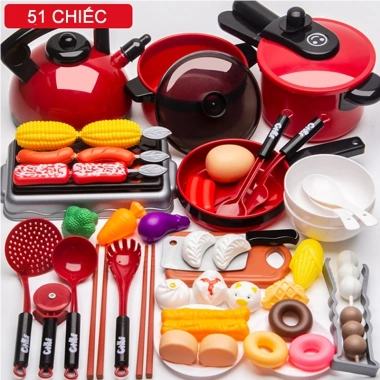 Bộ Đồ Chơi Nhà Bếp & BBQ PRT Toys cho Bé Gái 4-6 tuổi - Giá ưu đãi 69.300₫