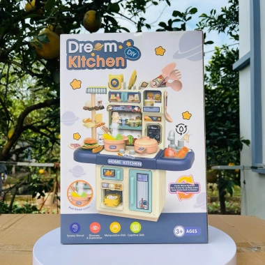 Bộ đồ chơi nhà bếp bé 3+ mô phỏng nấu ăn, phụ kiện đầy đủ, giá ưu đãi 170k