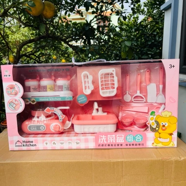 Bộ đồ chơi nhà bếp bé 3+ mô phỏng nấu ăn, phụ kiện đầy đủ, giá ưu đãi 170k