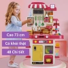 Bộ Đồ Chơi Nhà Bếp Cỡ Lớn TABY Toys 72cm - 48 Chi Tiết, Có Khói, Giá 355.000₫ 2
