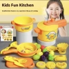 Bộ đồ chơi nhà bếp Mini cho bé 3-6 tuổi - Bếp, chậu, dụng cụ an toàn, bền bỉ COD 10
