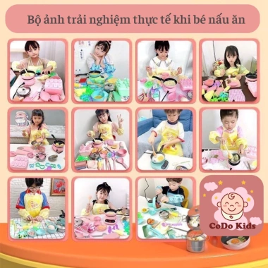 Bộ Đồ Chơi Nhà Bếp Mini Cho Bé - Nấu Ăn Thực Tế, Kèm Đầy Đủ Phụ Kiện, Giá 169k 6 Bộ Đồ Chơi Nhà Bếp Mini Cho Bé - Nấu Ăn Thực Tế, Kèm Đầy Đủ Phụ Kiện, Giá 169k 6