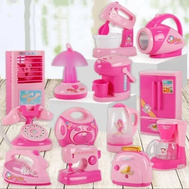 Bộ đồ chơi nhà bếp STYL: Máy xay sinh tố, hút bụi, ép trái cây, pha cà phê, nấu ăn - Giá chỉ 74.470₫ 4