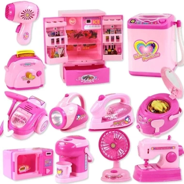 Bộ đồ chơi nhà bếp STYL: Máy xay sinh tố, hút bụi, ép trái cây, pha cà phê, nấu ăn - Giá chỉ 74.470₫ 7