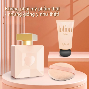 Bộ Đồ Chơi Trang Điểm Giả Không Màu Make Up Bé An Toàn Kích Thích Sáng Tạo 116.560 VND