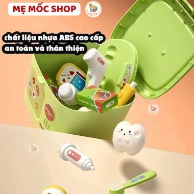Bộ Đồ Chơi Xe Bus 2in1 Bác Sỹ - Phát Triển Kỹ Năng Trang Điểm, Nấu Ăn, Kỹ Thuật cho Bé | Shop Mẹ Mốc 2