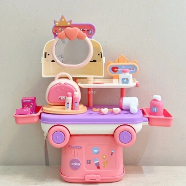 Bộ Đồ Chơi Xe Bus 2in1 Bác Sỹ - Phát Triển Kỹ Năng Trang Điểm, Nấu Ăn, Kỹ Thuật cho Bé | Shop Mẹ Mốc 9