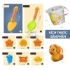 Bộ đồ chơi xúc cát PTLUXURY bé đi biển – vịt vàng, vịt xanh, phụ kiện, 59.000 VND 4