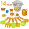 Bộ đồ chơi xúc cát PTLUXURY bé đi biển – vịt vàng, vịt xanh, phụ kiện, 59.000 VND 10