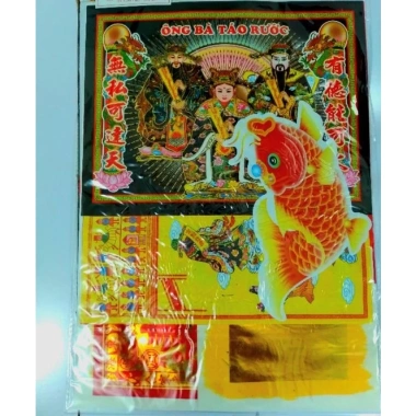 Bộ đồ cúng Đưa Ông Táo Về Trời Ánh Kim Mão Ông Táo, Ông Công Giá Ưu Đãi 159k