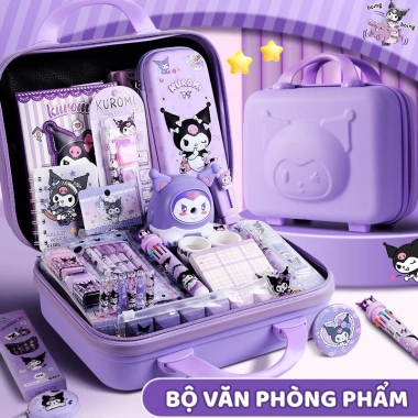 Bộ đồ dùng học tập Set văn phòng phẩm hoạt hình, quà sinh nhật bé trai và bé gái 2