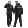 Bộ đồ mưa polyester phản chiếu, dày, chống gió lạnh, thời trang unisex - Giá 128k 3